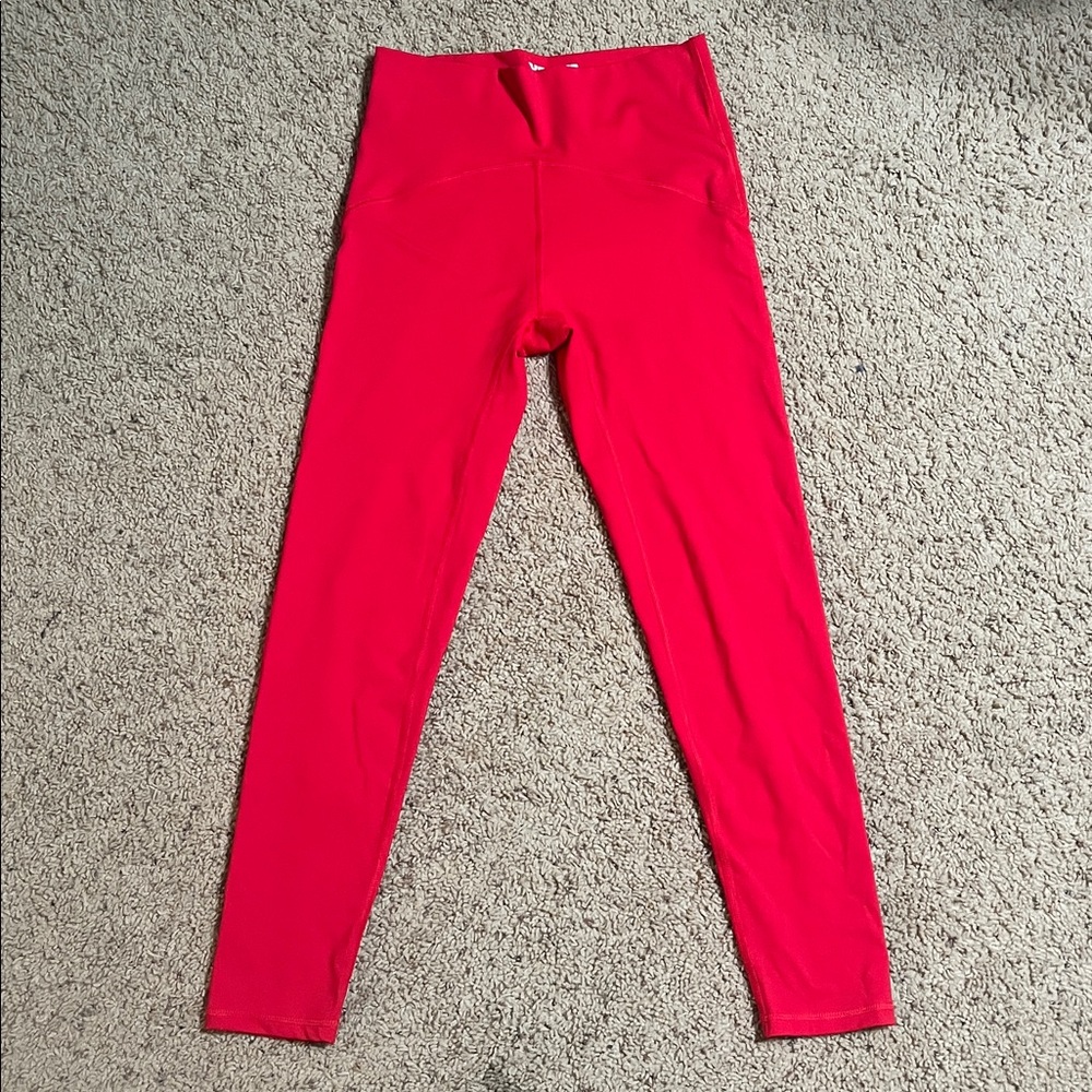 VSHRED Women's Red High-Waisted Leggings